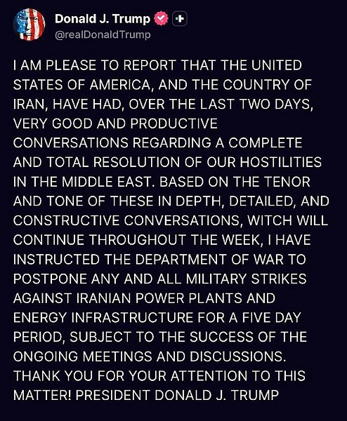 Telegramové zprávy 23.březen 2026