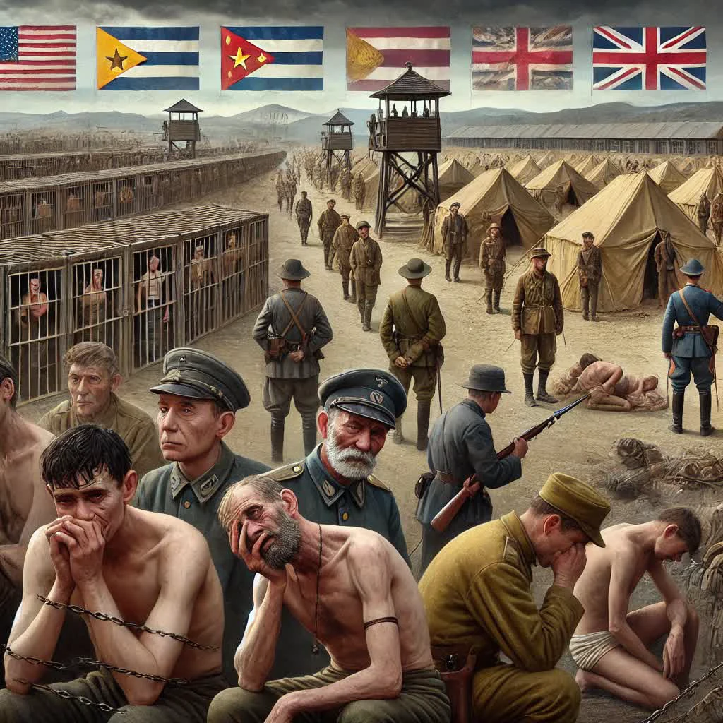 1/2 Koncentrační západ. Kdo vymyslel a provozoval tábory. Od Američanů?? přes Španěly?? po Brity??