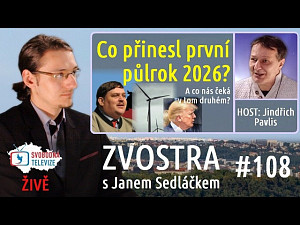 #108 Zvostra s Janem Sedláčkem, host Jindřich Pavlis – Co přinesl první půlrok 2026