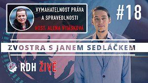 #18 Zvostra s Janem Sedláčkem,  host Alena Vitásková - Vymahatelnost práva a spravedlnosti