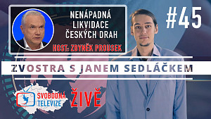 #45 Zvostra s Janem Sedláčkem, host Zbyněk Prousek – Nenápadná likvidace Českých drah