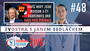 #48 Zvostra s Janem Sedláčkem, host Petr Štěpánek – ČT jako sekta lhářů a cenzorů
