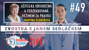 #49 Zvostra s Janem Sedláčkem, host Martina Bednářová – Odsouzena a perzekuována za pravdu