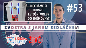 #53 Zvostra s Janem Sedláčkem – Necháme si ukrást letošní volby do sněmovny?