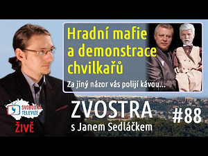 #88 Zvostra s Janem Sedláčkem – Hradní mafie a demonstrace chvilkařů