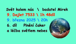 Badatel Mirek \ 6.díl, Plnění čaker a léčba světlem nebes \ 9. března 2025