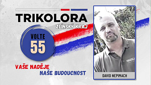 David Nepimach (Trikolora) - Silnice bez děr, politika bez korupce! Ve Zlínském kraji volte č.55
