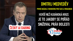 Dmitrij Medveděv - Nebezpečí globálního konfliktu je velmi velké a nezmenšuje se!