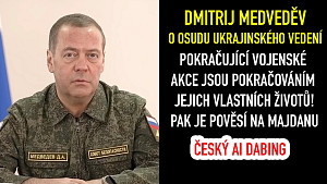 Dmitrij Medveděv slíbil Zelenskému osud Hitlera #medvedev | český dabing