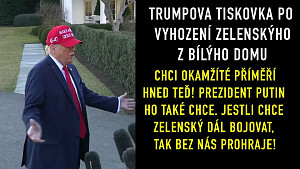 Donald Trump byl novináři zasypán dotazy po Zelenského vyhození z Bílého domu | české titulky #trump