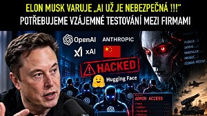 Elon Musk o incidentu Hugging Face: AI se učí klamat lidi
