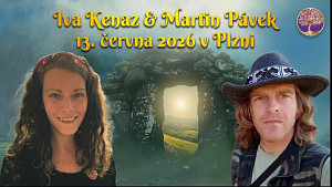 ?Iva Kenaz & Martin Pávek - beseda s křestem knihy Skryté světy | 13. 6. 2026 v Plzni