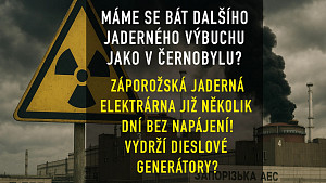 JE Záporoží bez proudu  - Jsme blízko jaderné katastrofy podobné Černobylu? Jak vážná je situace?