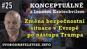 Konceptuálně #25 – Ivan Kratochvíl | Analýza geopolitické situace v Evropě po nástupu Trumpa