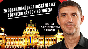 Mimořádné živé vysílání s Láďou Vrabelem - Protest za Odstranění ukrajinské vlajky z Národního muzea
