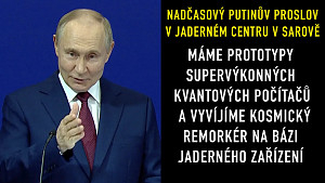 Nadčasový Putin v Sarově -  Vyvíjíme jaderný kosmický remorkér pro průzkum hlubokého vesmíru #putin