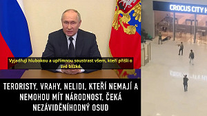 Prohlášení prezidenta Vladimira Putina k teroristickému útoku v Crocus City Hall - České titulky