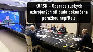 Putin a Gerasimov - Postup ozbrojených sil Ukrajiny hluboko do Ruska směrem na Kursk byl zastaven