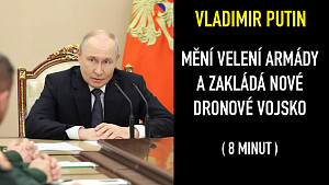 Putin oznámil rozsáhlou personální rošádu ve velení ruské armády