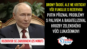Putin v rozhovoru se Zarubinem: situace na frontě, Anchorage a jednání s Běloruskem