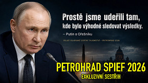 Putinova tiskovka na Petrohradském fóru 2026: Nordstream – stačí zmáčknout tlačítko a plyn poteče