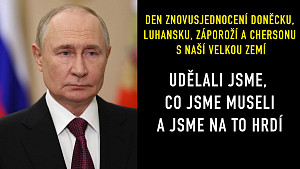 Putinův projev ke Dni znovusjednocení DLR, LPR, Záporoží a Chersonu #putin