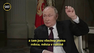 Rozhovor Tuckera Carlsona s Vladimirem Putinem - české titulky AI
