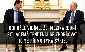 Setkání Vladimira Putina se syrským prezidentem Bašárem al-Asadem v Kremlu 25. července 2024