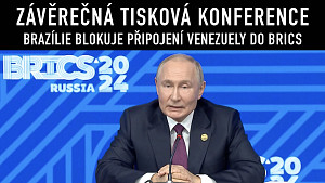 Tisková konference Vladimira Putina po výsledcích XVI. summitu BRICS v Kazani