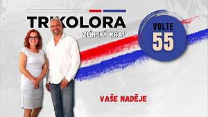 Trikolora - Zlínský kraj - volte č. 55