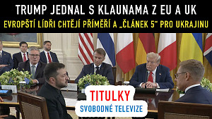 Trump se snaží v Bílém domě vyjednat mír s evropskými lídry #macron #trump #merz #leyen #starmer