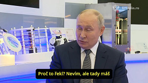 Vladimir Putin tvrdí, že Tucker Carlson je nebezpečný člověk - české titulky