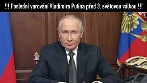 Vladimir Putin - Poslední mrazivé varování před začátkem 3. světové války (české titulky)