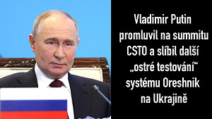 Vladimir Putin - Projev na zasedání Rady kolektivní bezpečnosti CSTO v omezeném formátu (cz titulky)