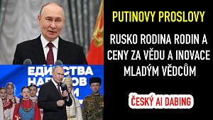 Vladimir Putin - Rusko rodina rodin a Předávání prezidentských cen za vědu a inovace mladým vědcům