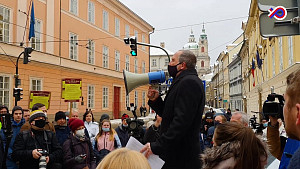 Vraťme děti do škol - protestní shromáždění (8. 2. 2021)