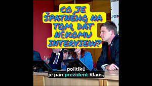 Zuzana Majerová - Co je proboha špatného na tom, že politik někomu poskytne rozhovor