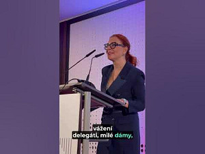 Zuzana Majerová na celostátní konferenci SPD