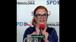 Zuzana Majerová - Volbou SPD a Trikolory váš hlas nepropadne!