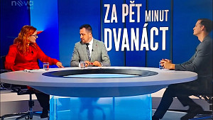 Zuzana Majerová vs. Tomáš Zdechovský o Evropské unii - Za pět minut dvanáct  - TV NOVA 10. 12. 2023